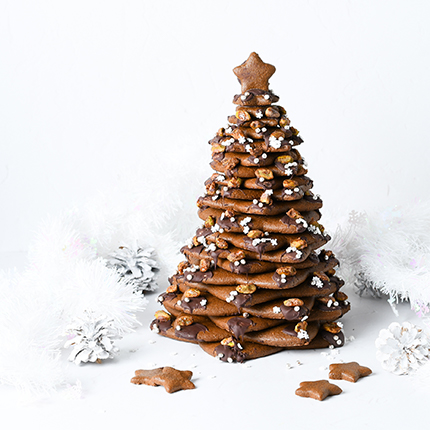 Christmas Tree Cookie Tower Recipe