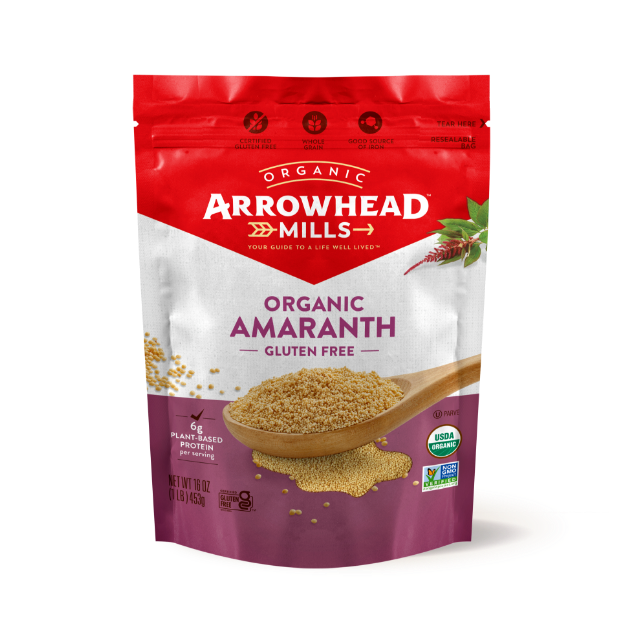 Whole Wheat & Gluten Free Organic Amaranth - Arrowhead Mills