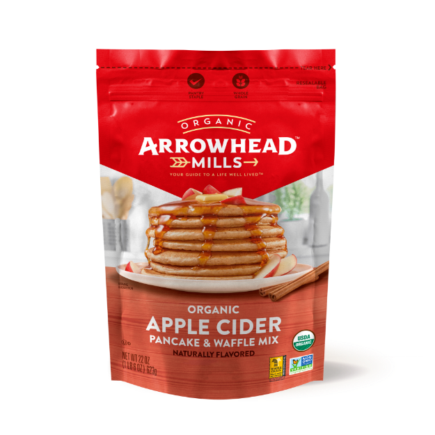 Arrowhead Mills Organic Apple Cider Pancake & Waffle Mix