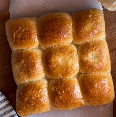 Bread rolls. Made with arrowhead mills baking products.