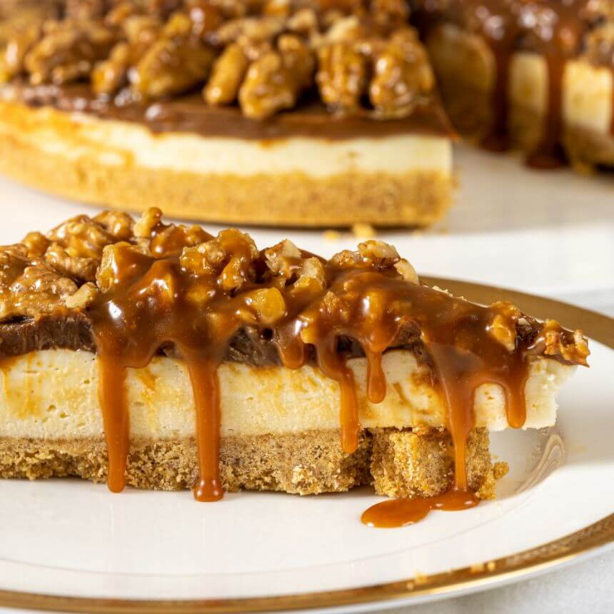 Pumpkin Caramel Cheesecake